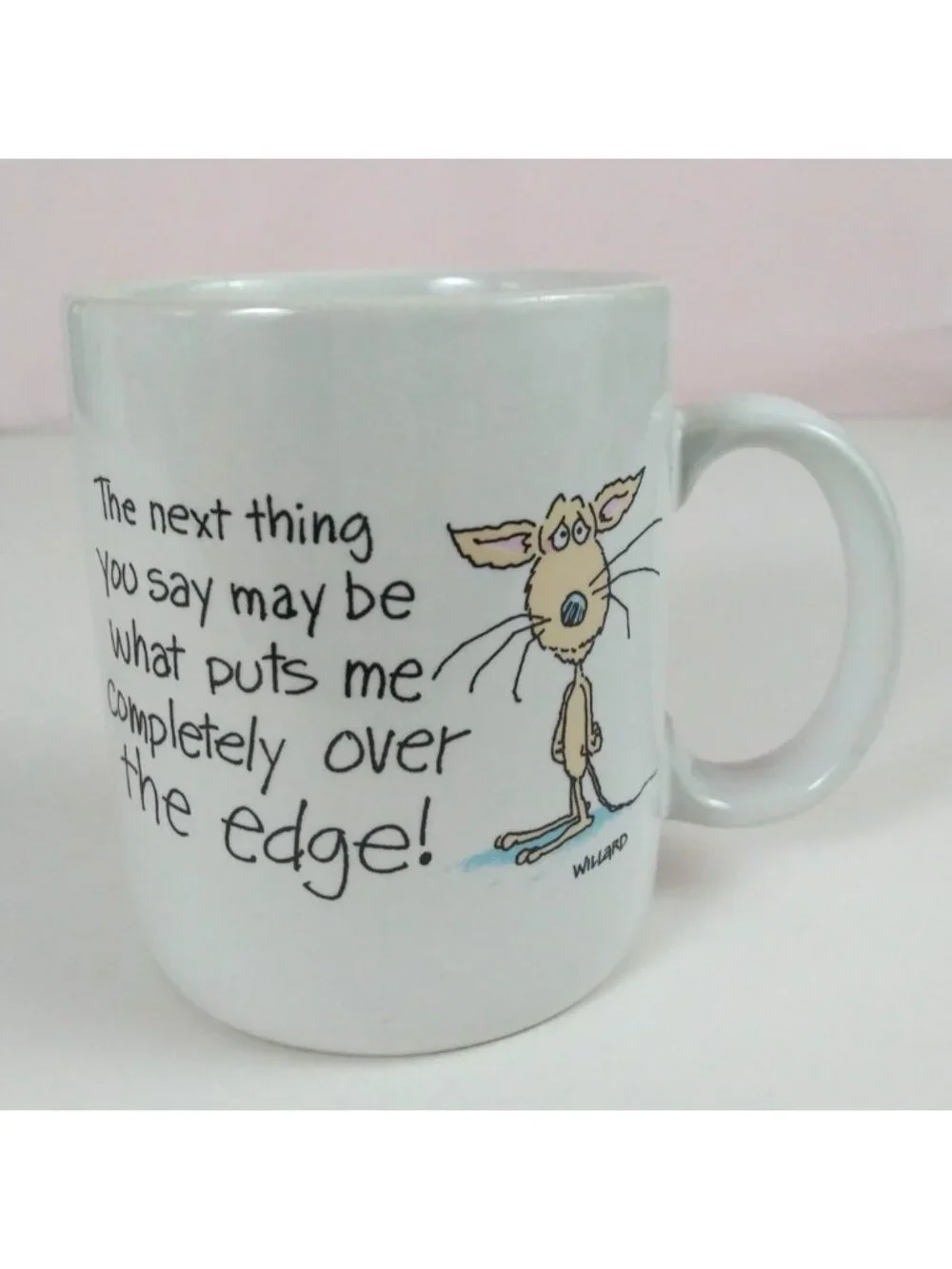 1988 Shoebox Greetings The Next Thing You Say Coffee Cup